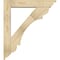 Ekena Millwork Olympic Traditional Rough Sawn Bracket w/ Offset Brace, Douglas Fir, 6"W x 30"D x 34"H BKT0604X30X34OLY01RDF - alternate 3